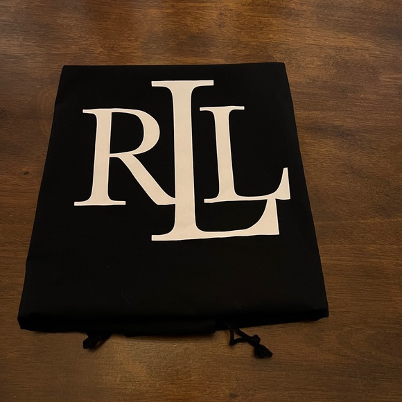 Large Ralph Lauren Black Drawstring Bag - Picture 2 of 6